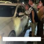 KCN Phước Đông: Thôi xong…tập lái xe nâng tông vào 1 thanh niên đang ngồi nghỉ bên đường